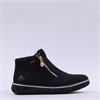 Rieker Tex Twin Zip Fleece Lined Boot - Black